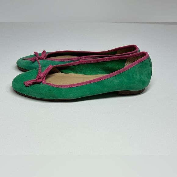 Lanidor Bohemian Suede Flat Ballet  Size 36 EU/ 6 US Made in Brazil - Picture 1 of 8